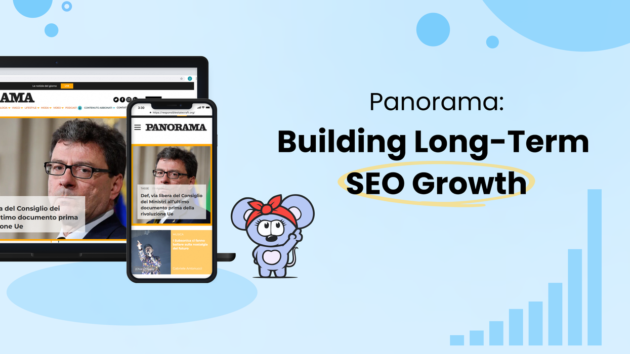 Panorama.it building long-term SEO growth