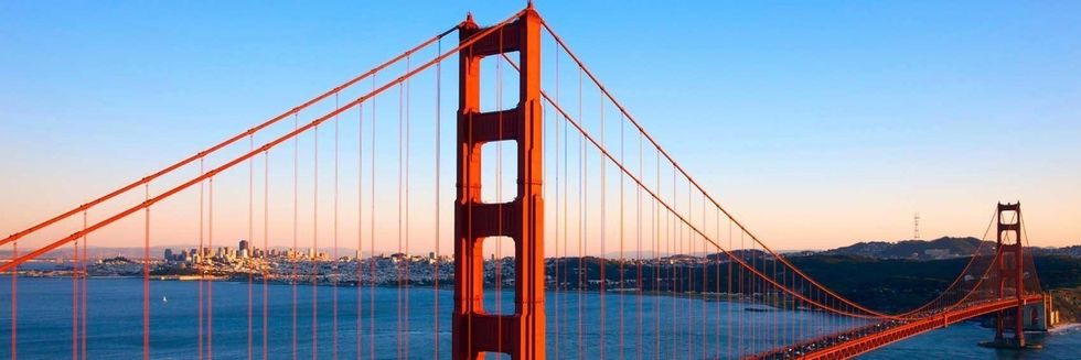 Picture of Golden Gate Bridge in San Francisco, California