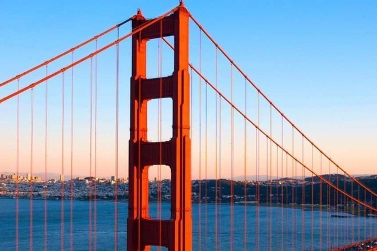 Picture of Golden Gate Bridge in San Francisco, California