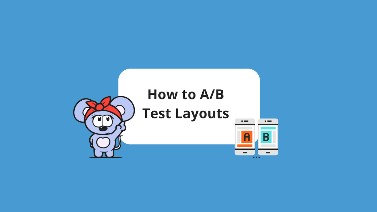 RebelMouse logo pointing to article title: How to A/B Test Layouts.