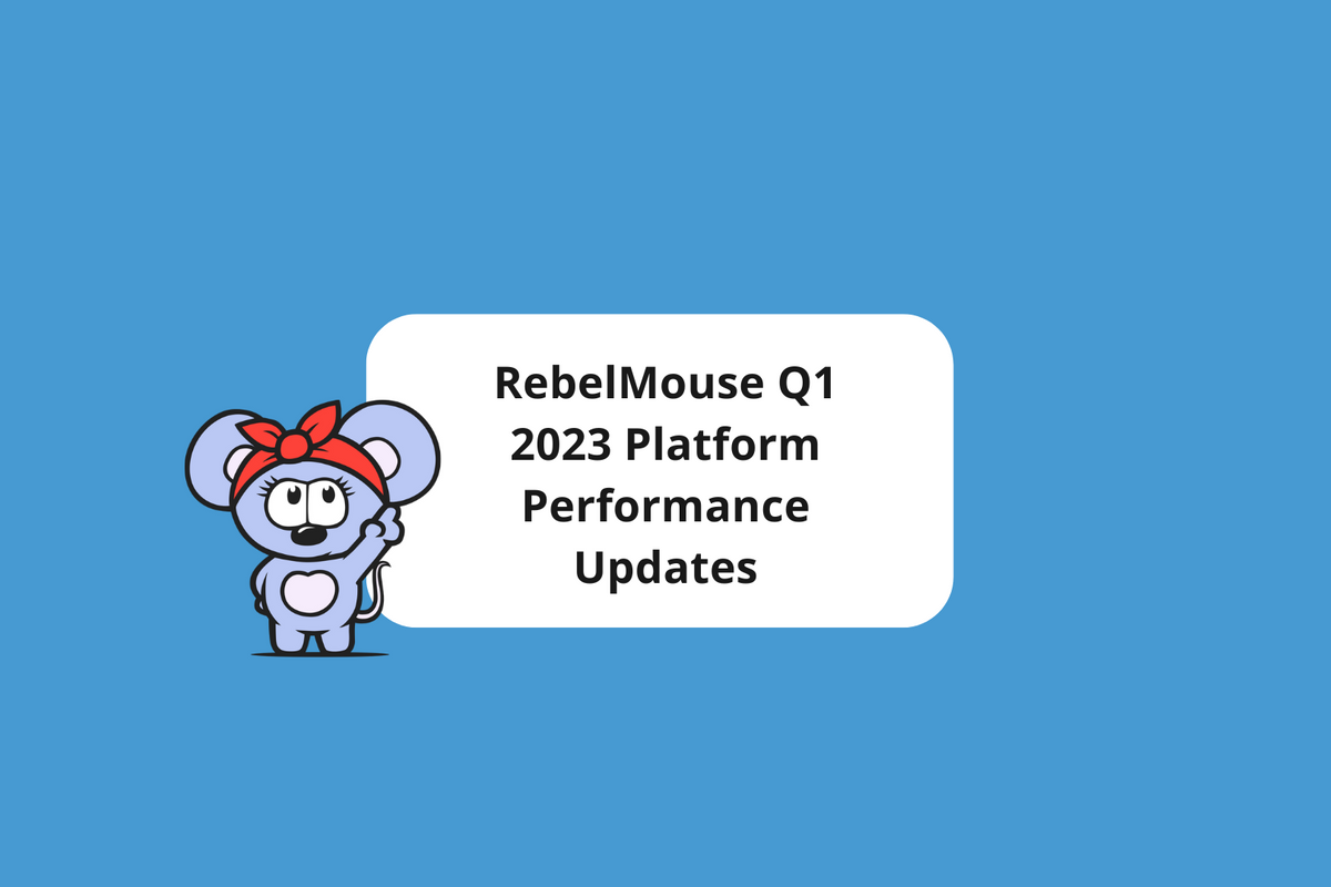 RebelMouse logo pointing to article title 