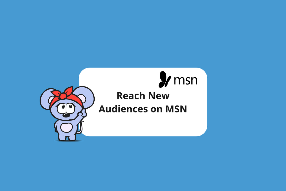 RebelMouse logo with red headband pointing to title next to MSN logo