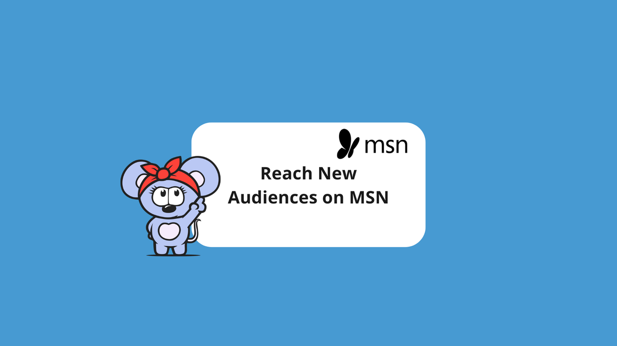 RebelMouse logo with red headband pointing to title next to MSN logo