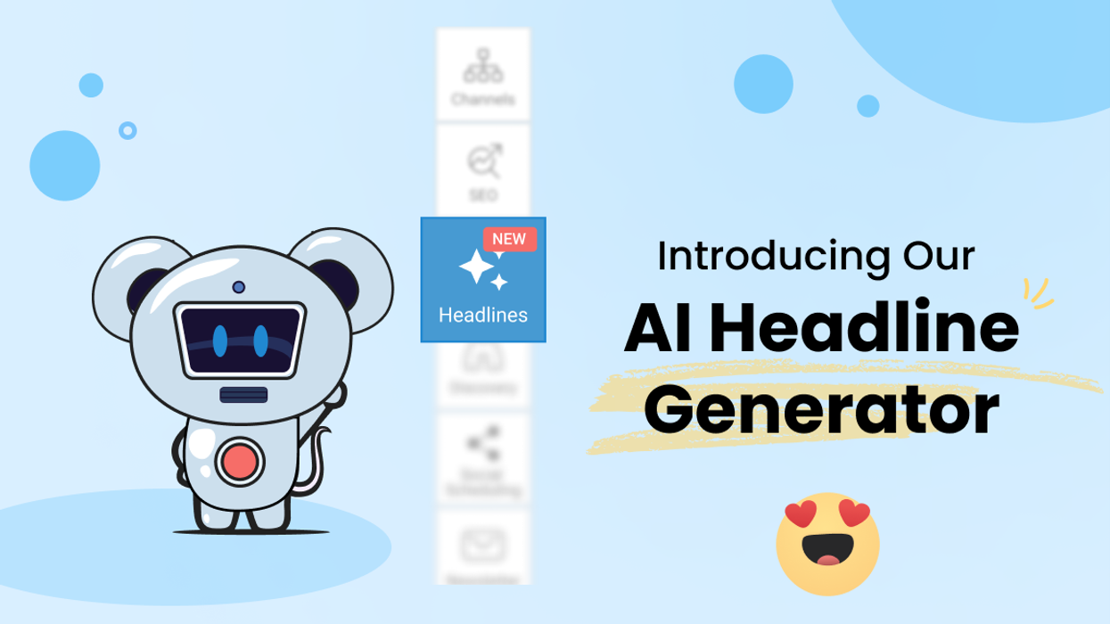 robot introduces RebelMouse's AI headline generator