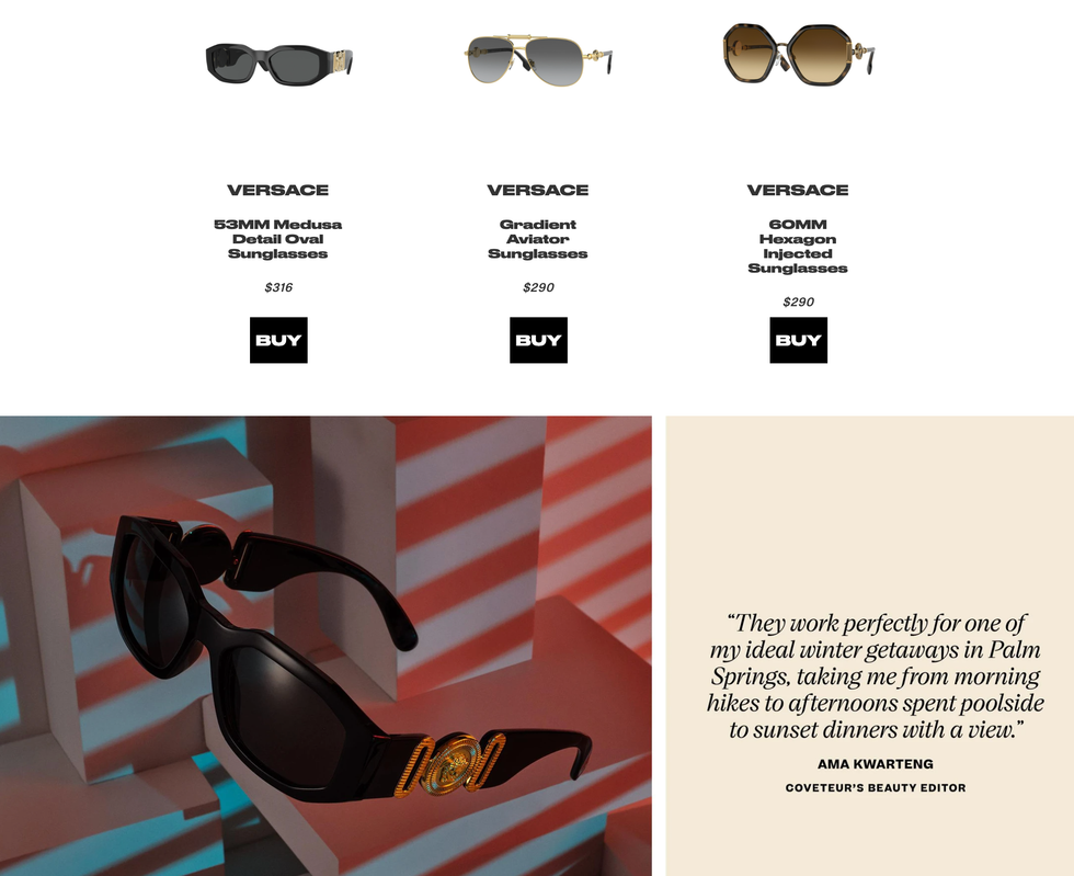 shopping guide layout