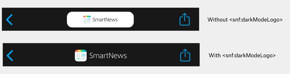 SmartNews dark mode support