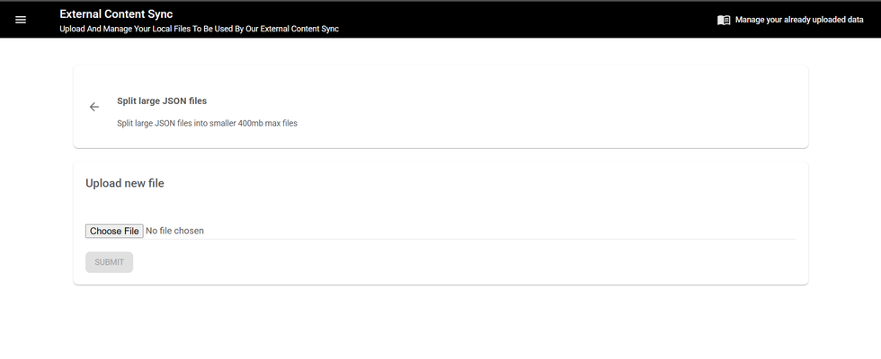 split large JSON Files