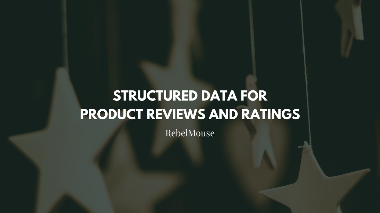 structured data product reviews