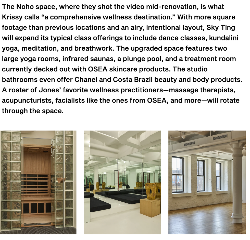 three-column image view in an article