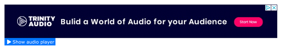 Trinity Audio programmatic display ad slot