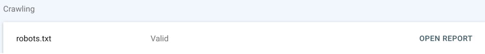 valid robots.txt file in Google Search Console