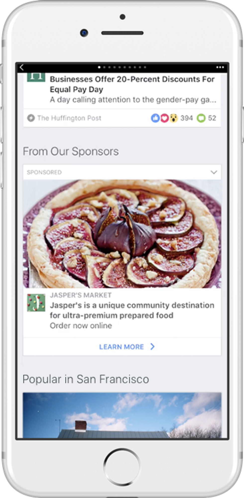 what are facebook recirculation ads