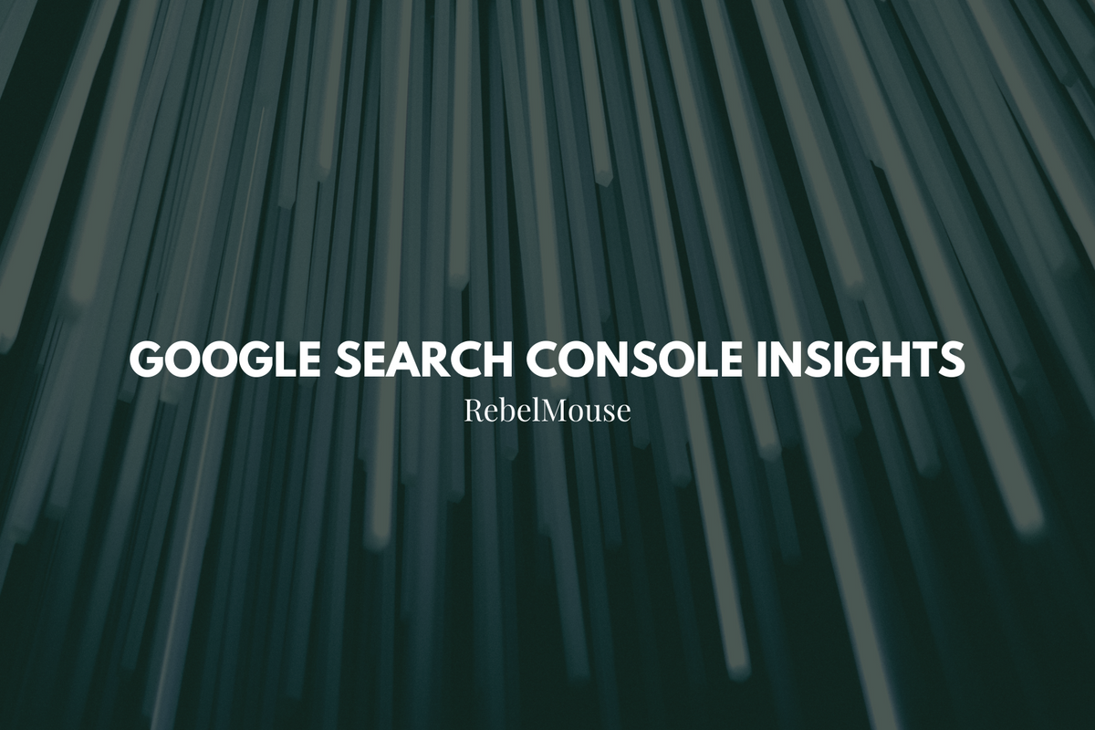 what is google search console insights