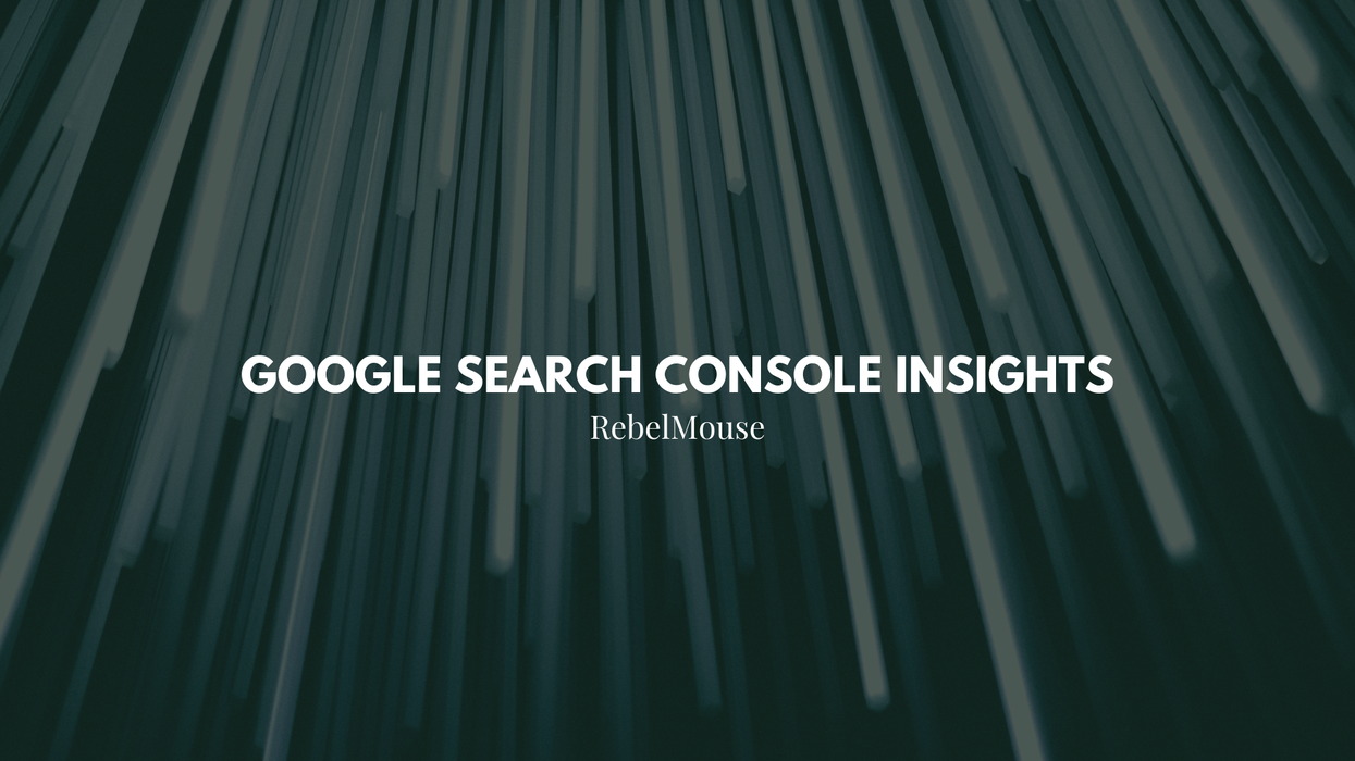 what is google search console insights