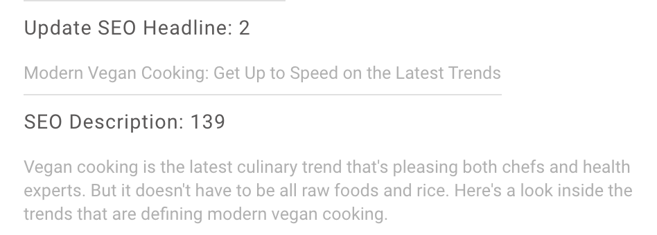 what is SEO metadata