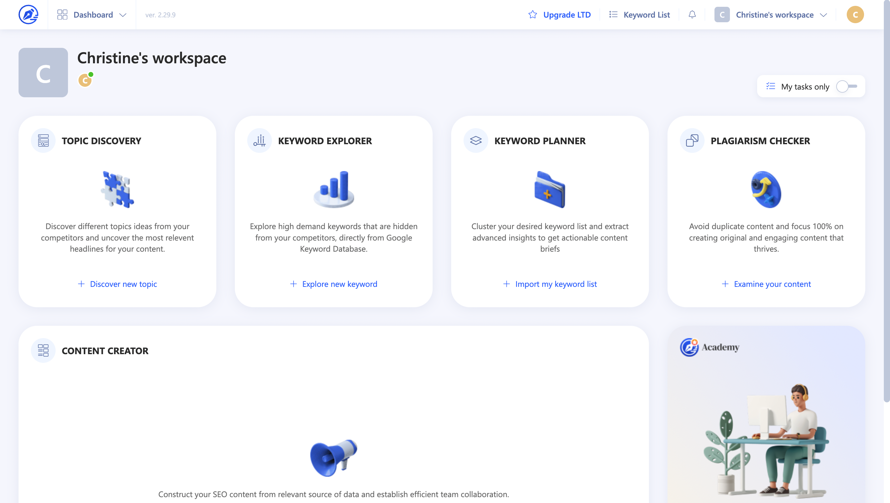 WriterZen AI platform