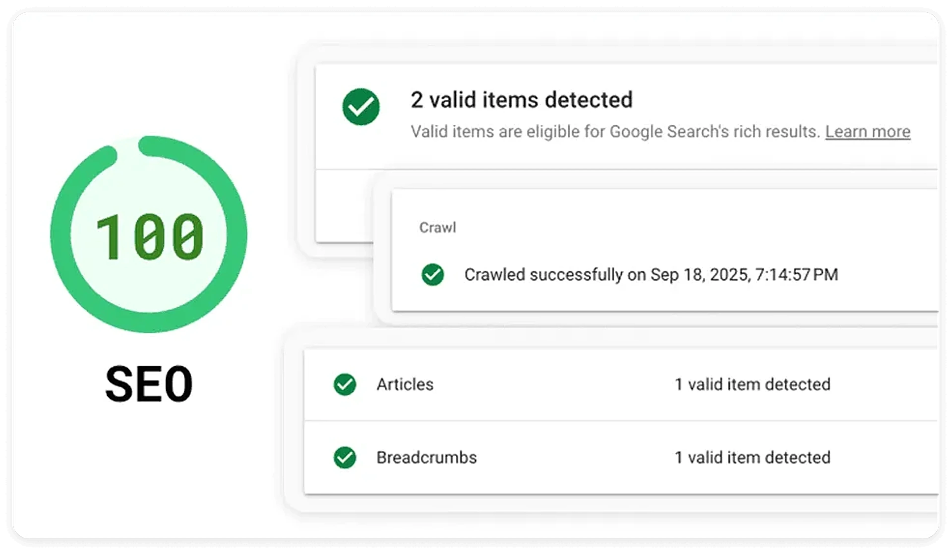 Technical SEO dashboard preview