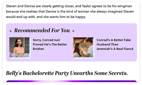 Content recirculation overview